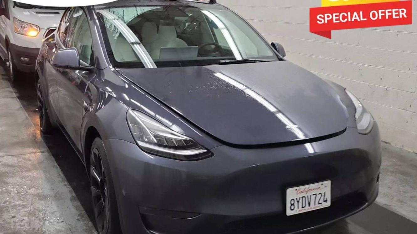 TESLA MODEL Y 2021 5YJYGDEE4MF271841 image